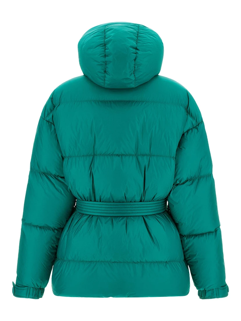 Bicolor Nylon Full-Length Jacket