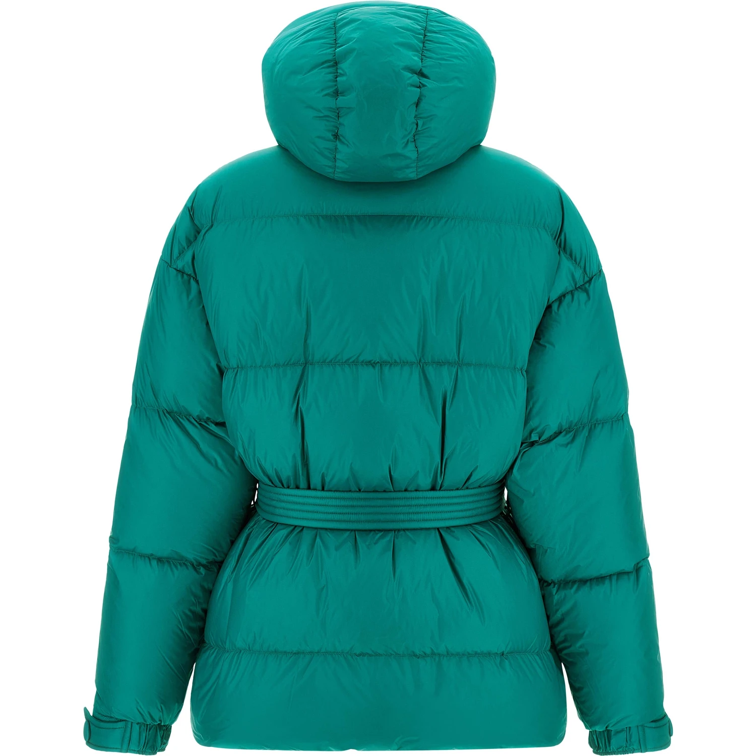Bicolor Nylon Full-Length Jacket