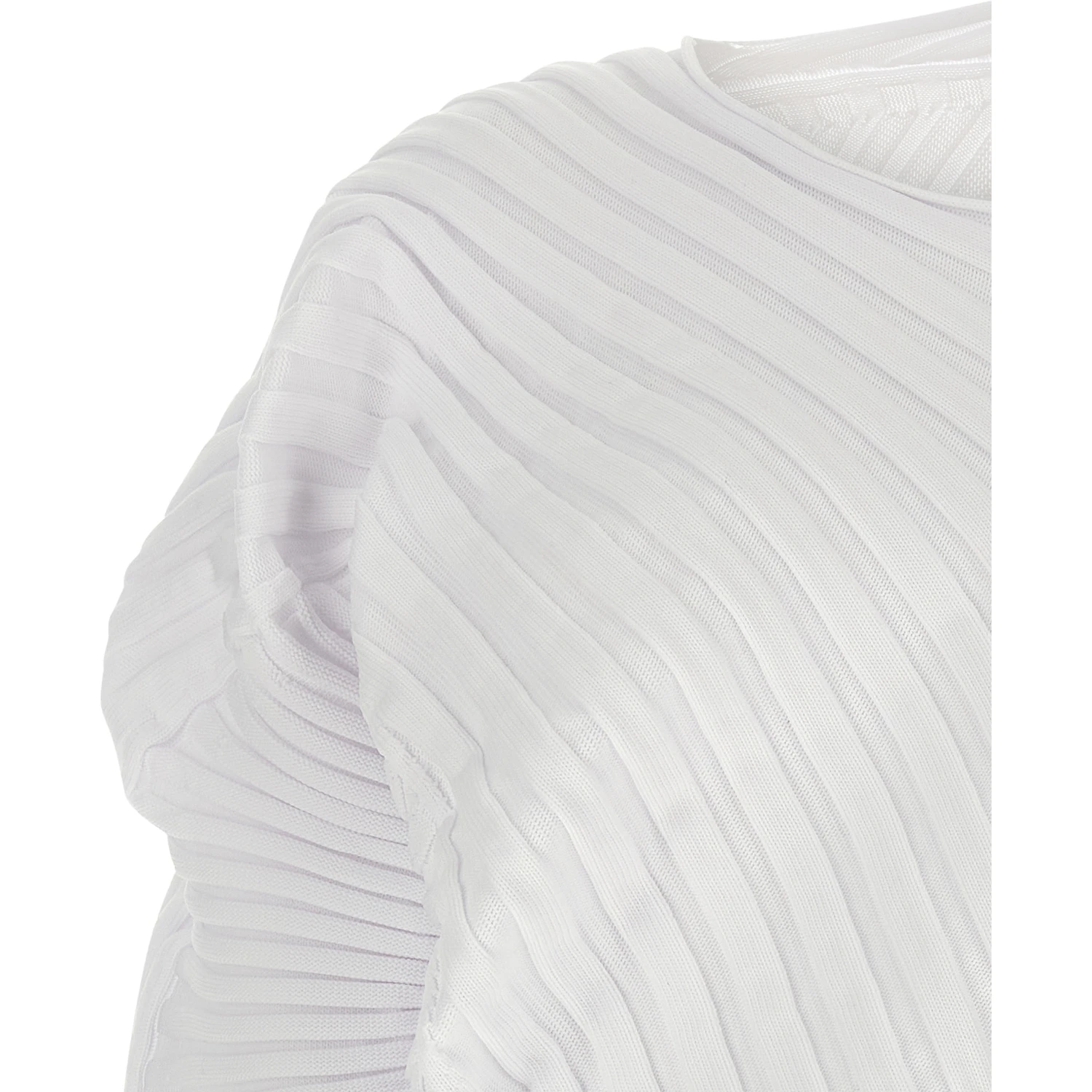 White Polyester Casual Dress
