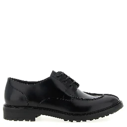 Black Calfskin Oxfords And Derbies