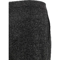 Gray Viscose Two-Piece Suit