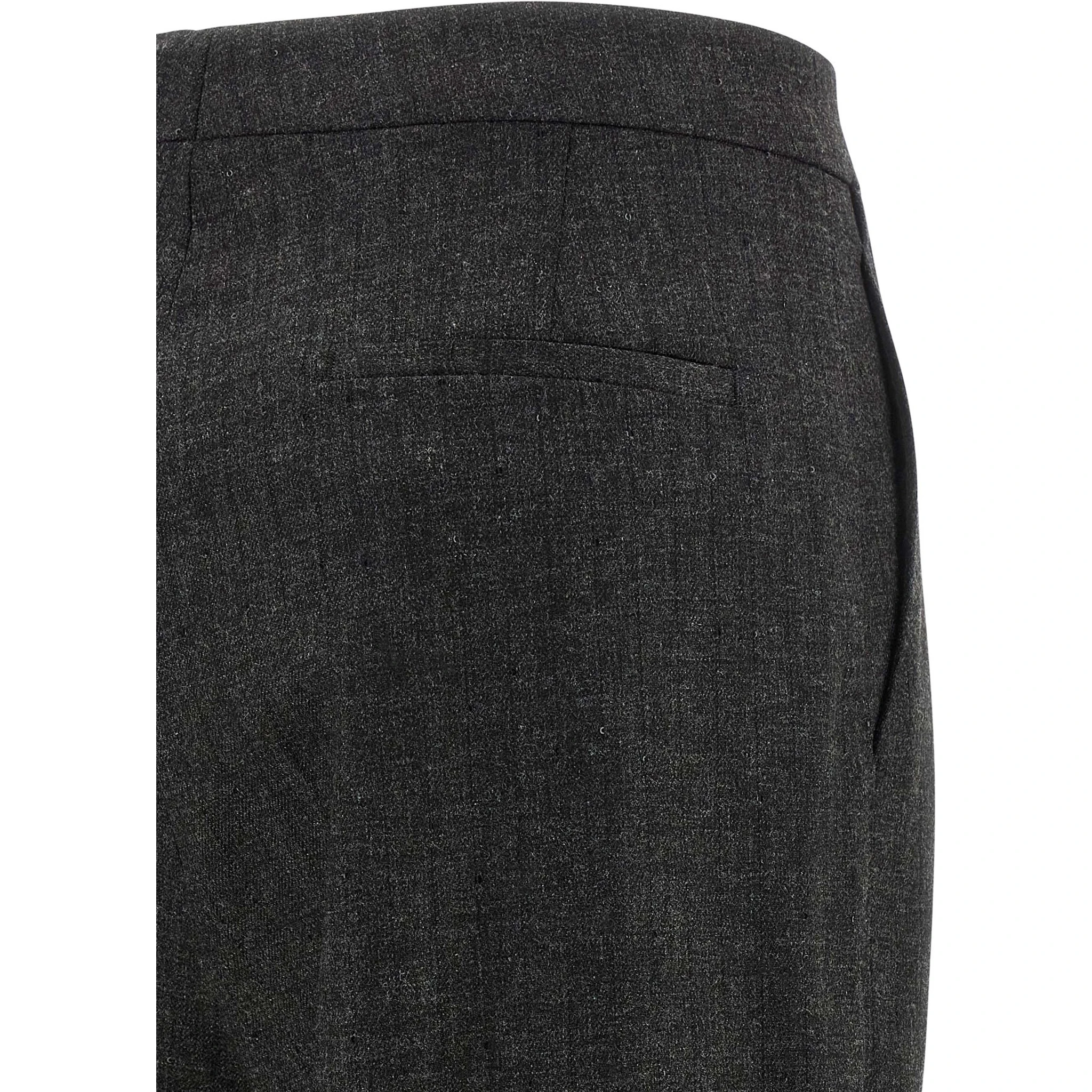 Gray Viscose Two-Piece Suit