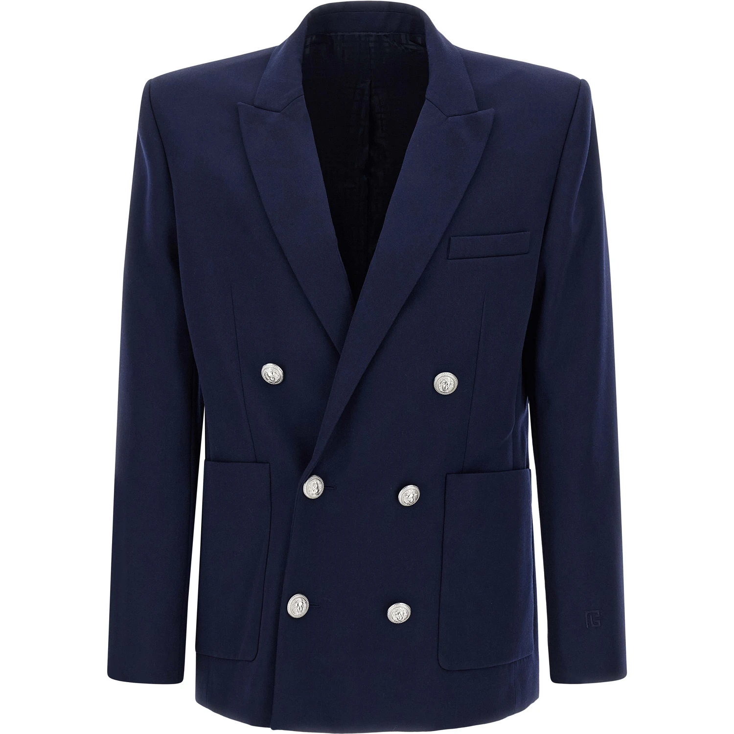 Blue Virgin Wool Blazer