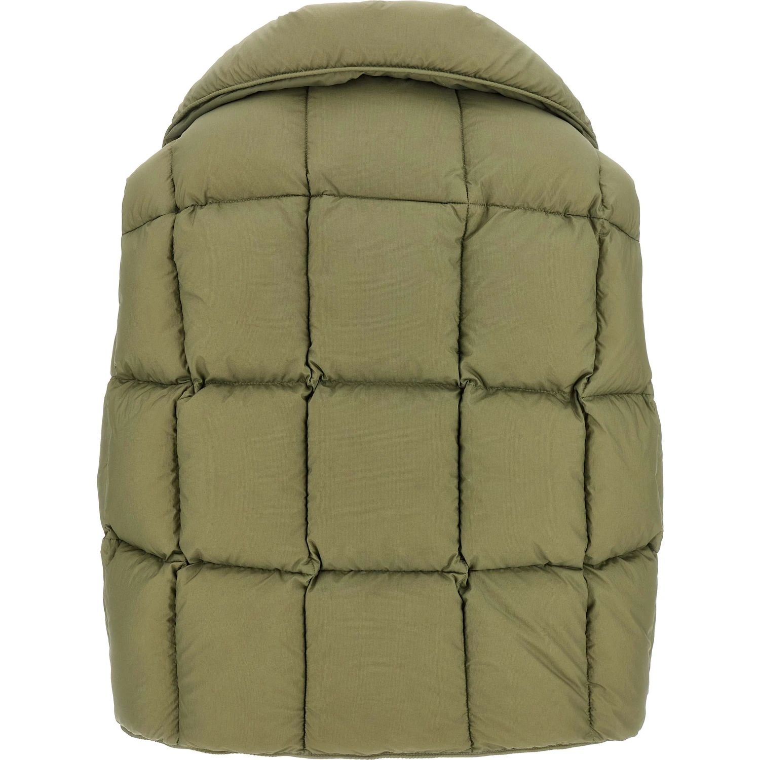 Bicolor Nylon Sleeveless Jacket