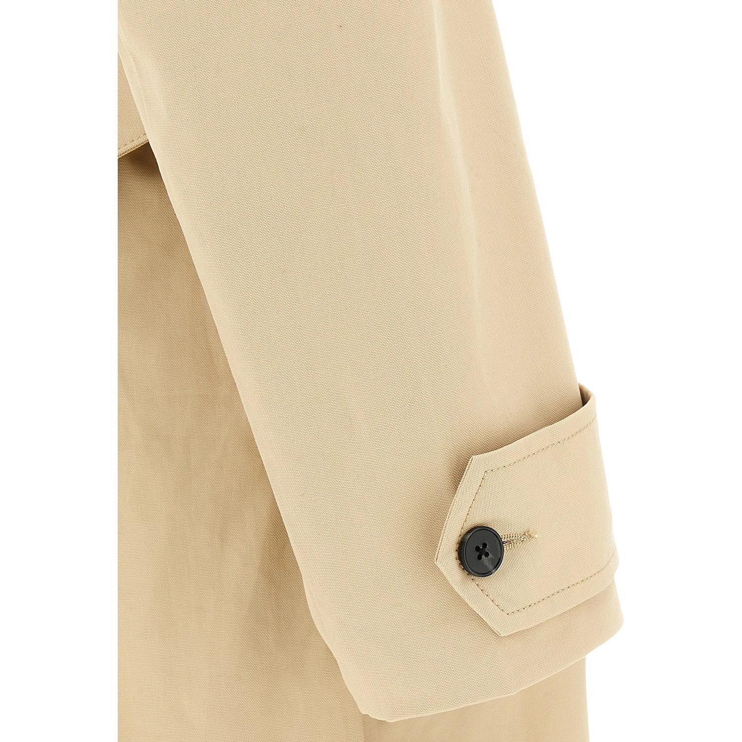 Beige Cotton Coat