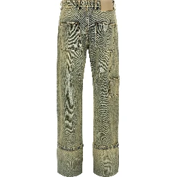 Bicolor Cotton Jeans Denim