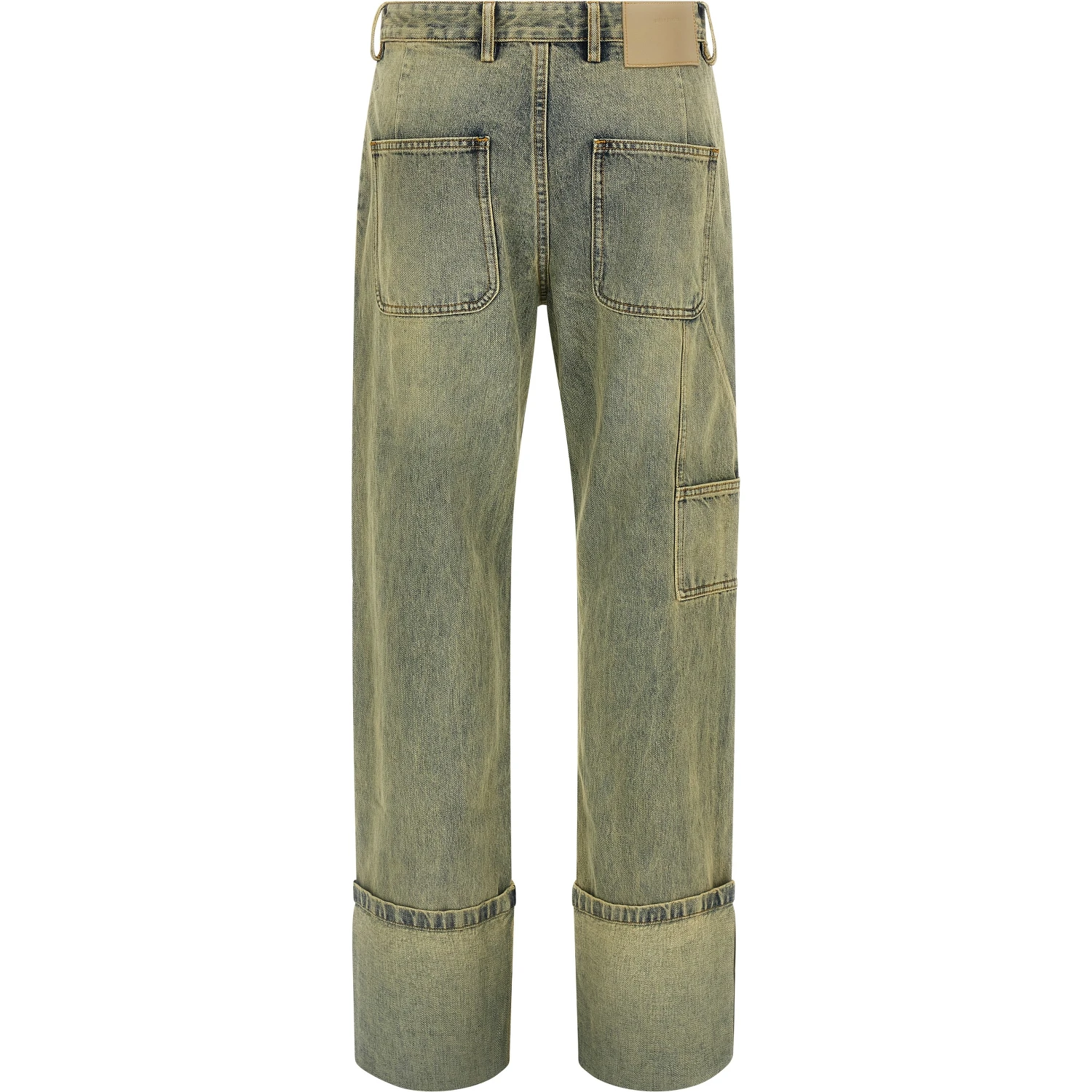 Bicolor Cotton Jeans Denim