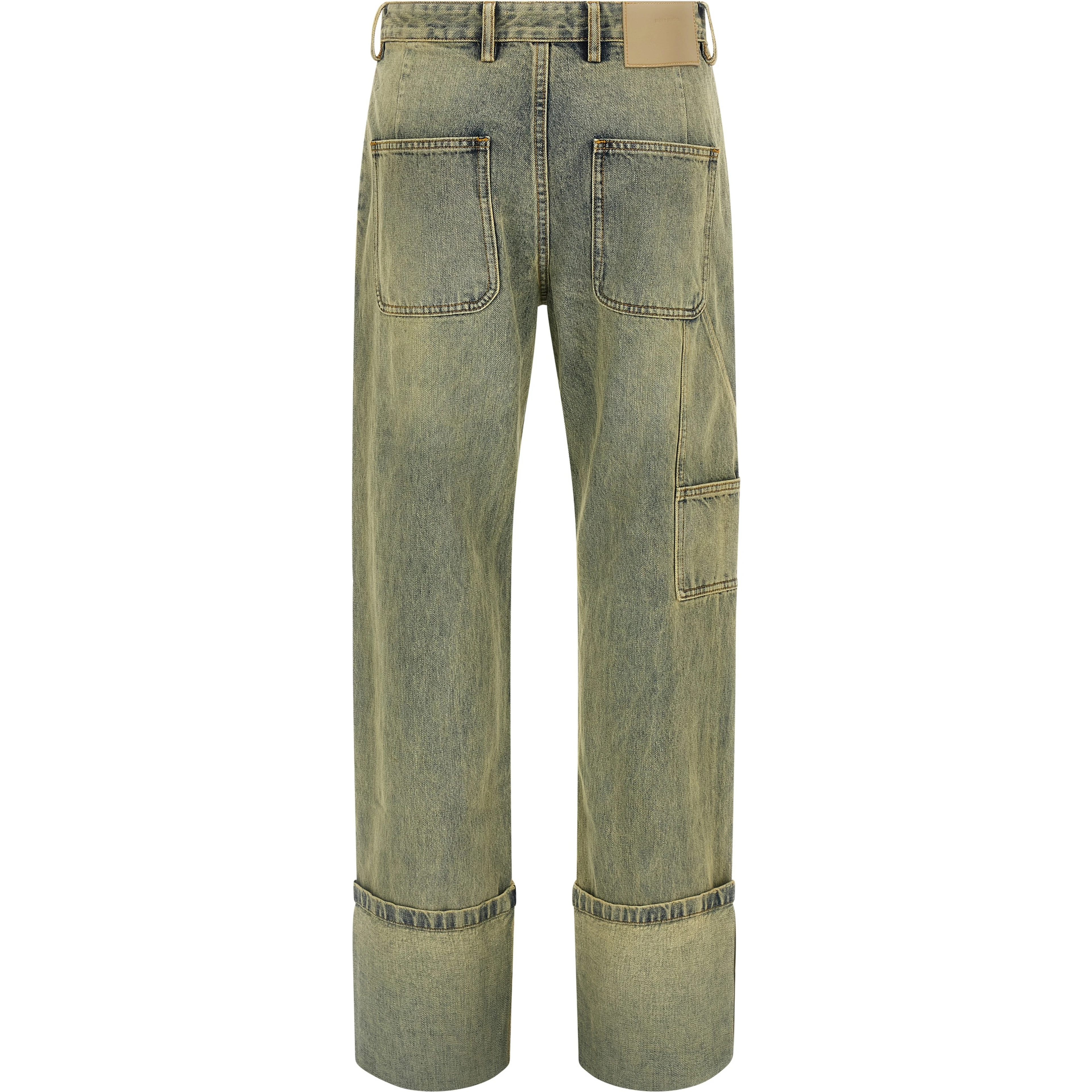 Bicolor Cotton Jeans Denim