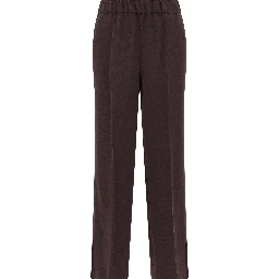 Brown Triacetate Casual Pants