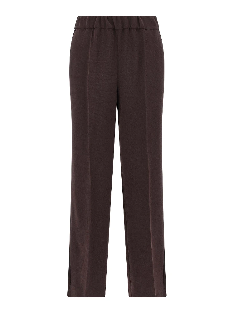 Brown Triacetate Casual Pants