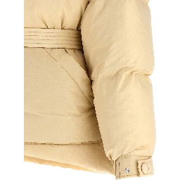 Beige Nylon Shell Jacket