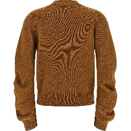 Brown Virgin Wool Cardigan