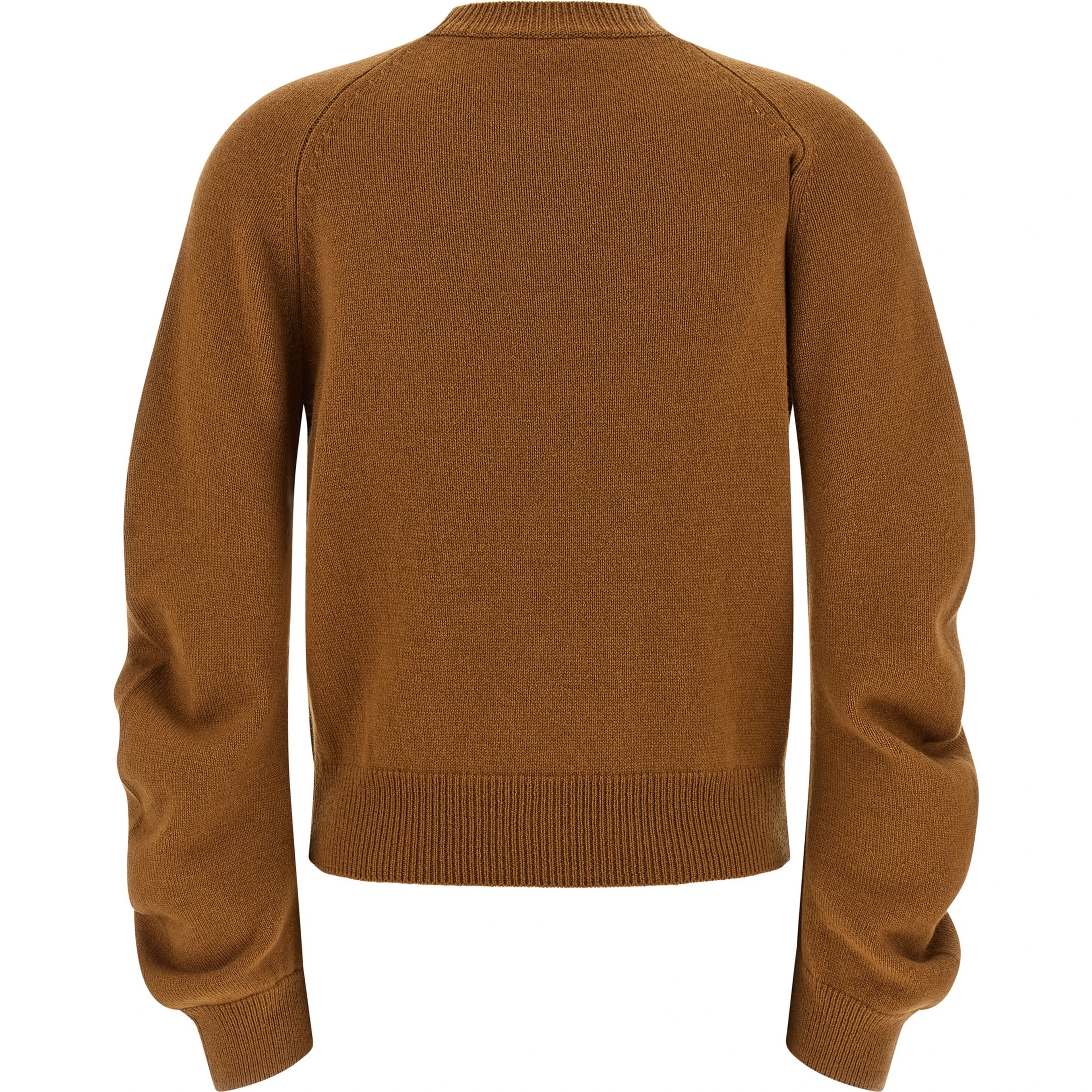 Brown Virgin Wool Cardigan