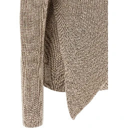 Beige Wool Cardigan