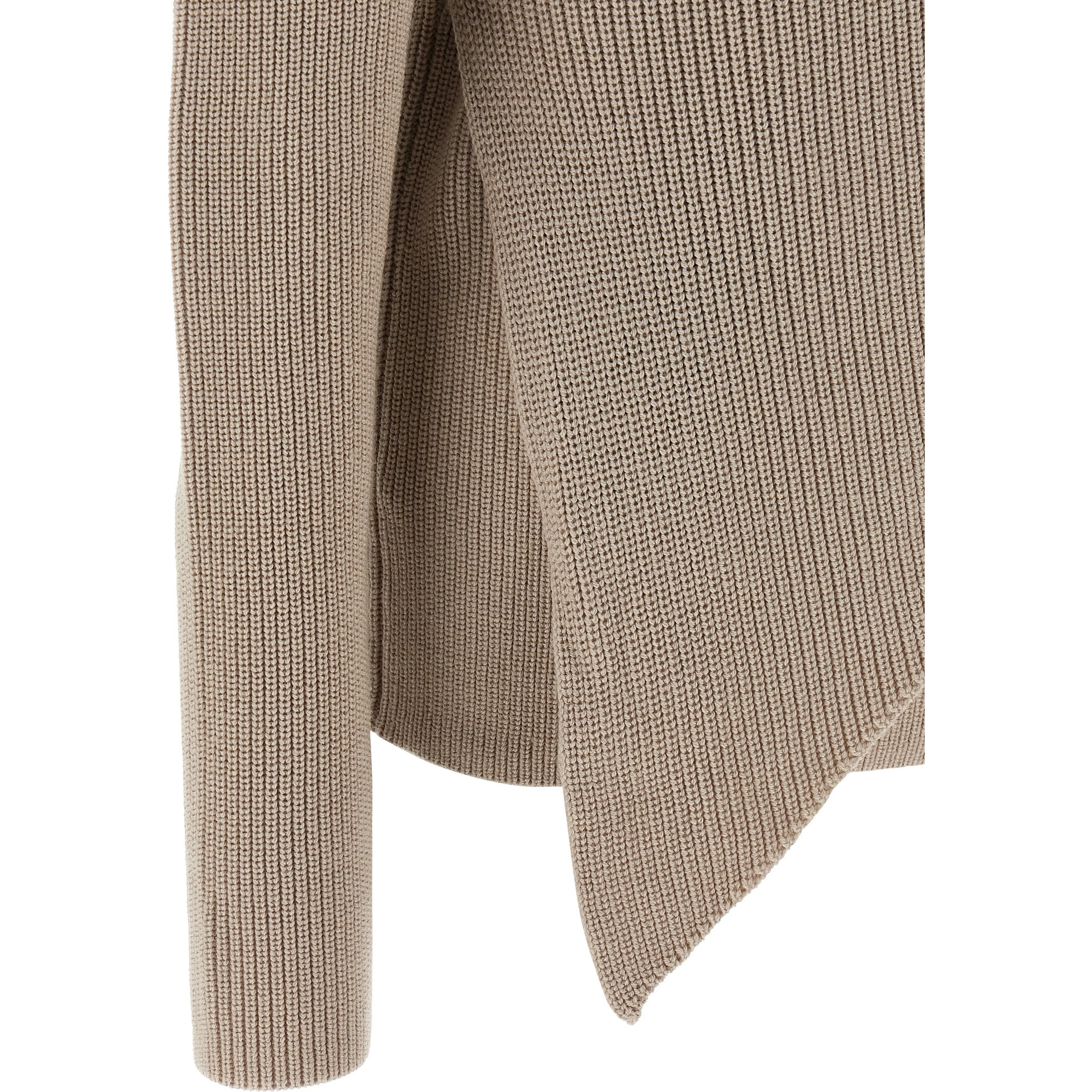 Beige Wool Cardigan