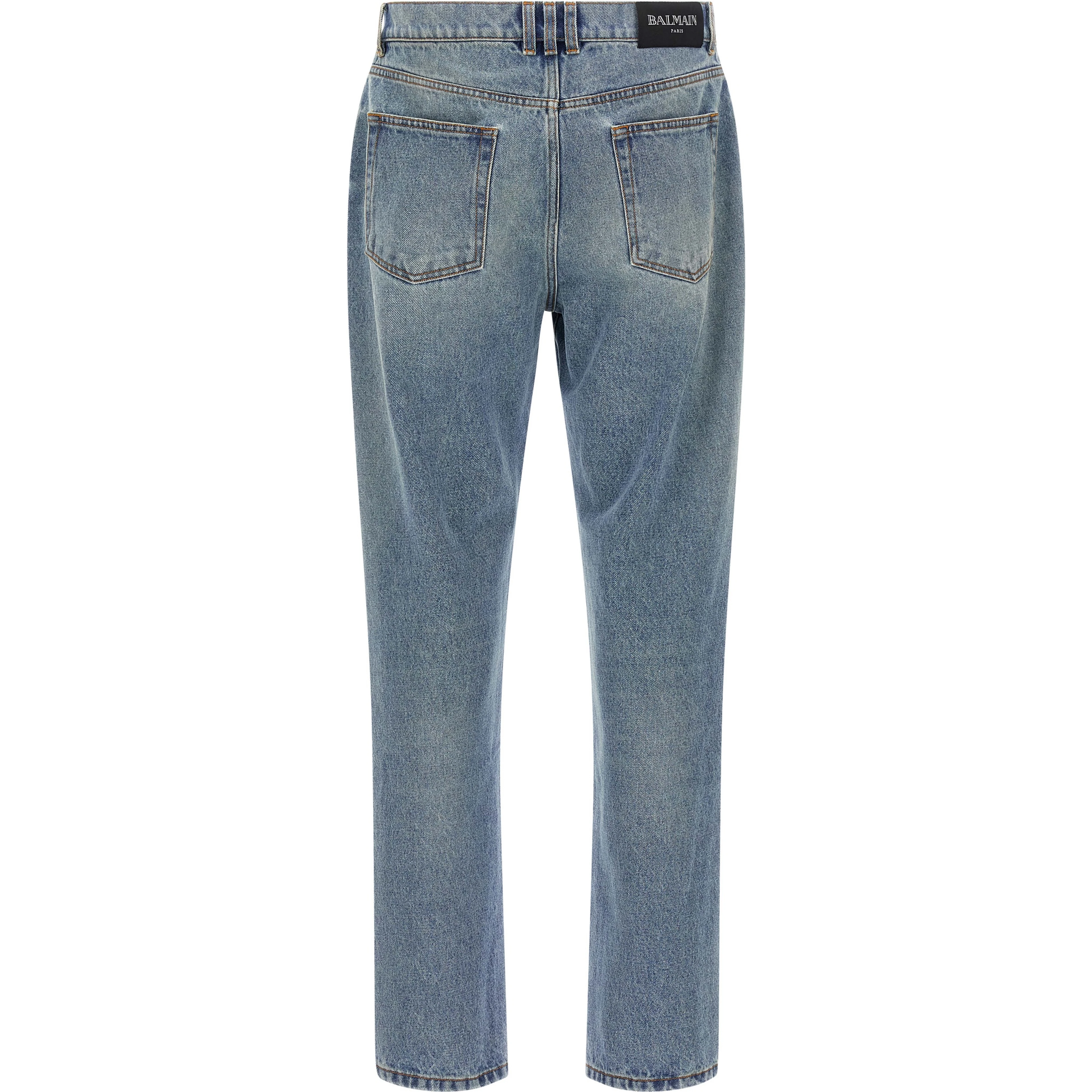 Blue Cotton Jeans Denim
