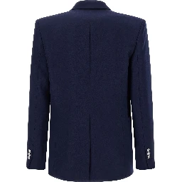 Blue Virgin Wool Blazer
