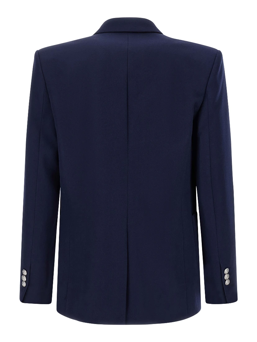 Blue Virgin Wool Blazer