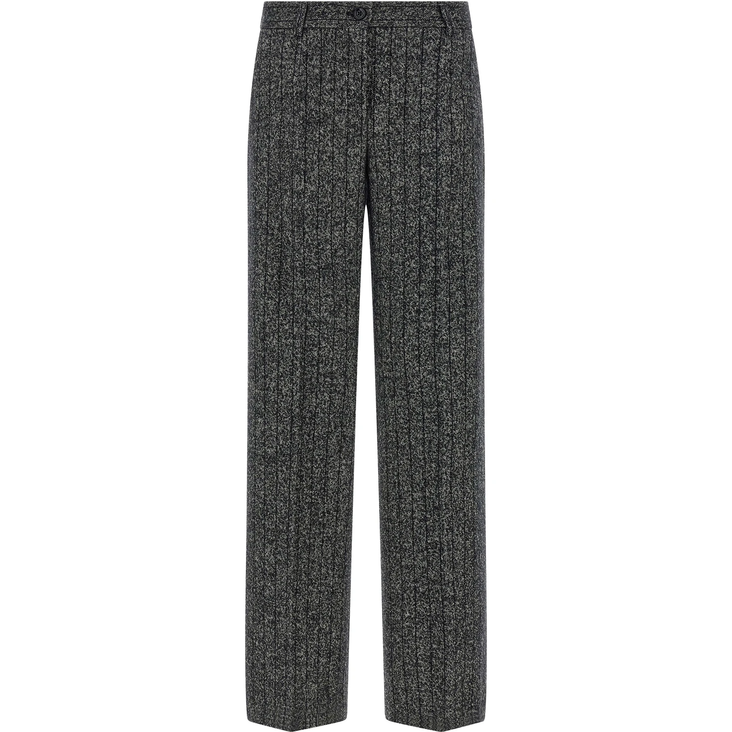 Bicolor Virgin Wool Casual Pants