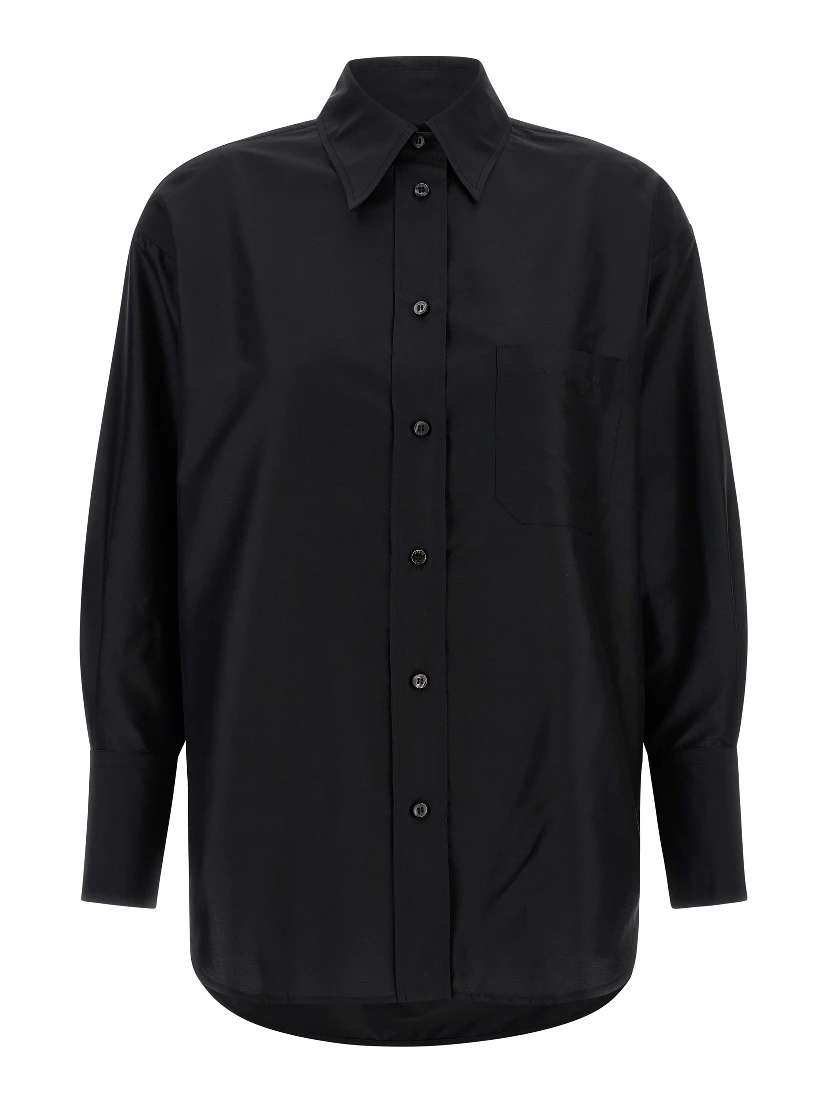 Black Silk Blouse