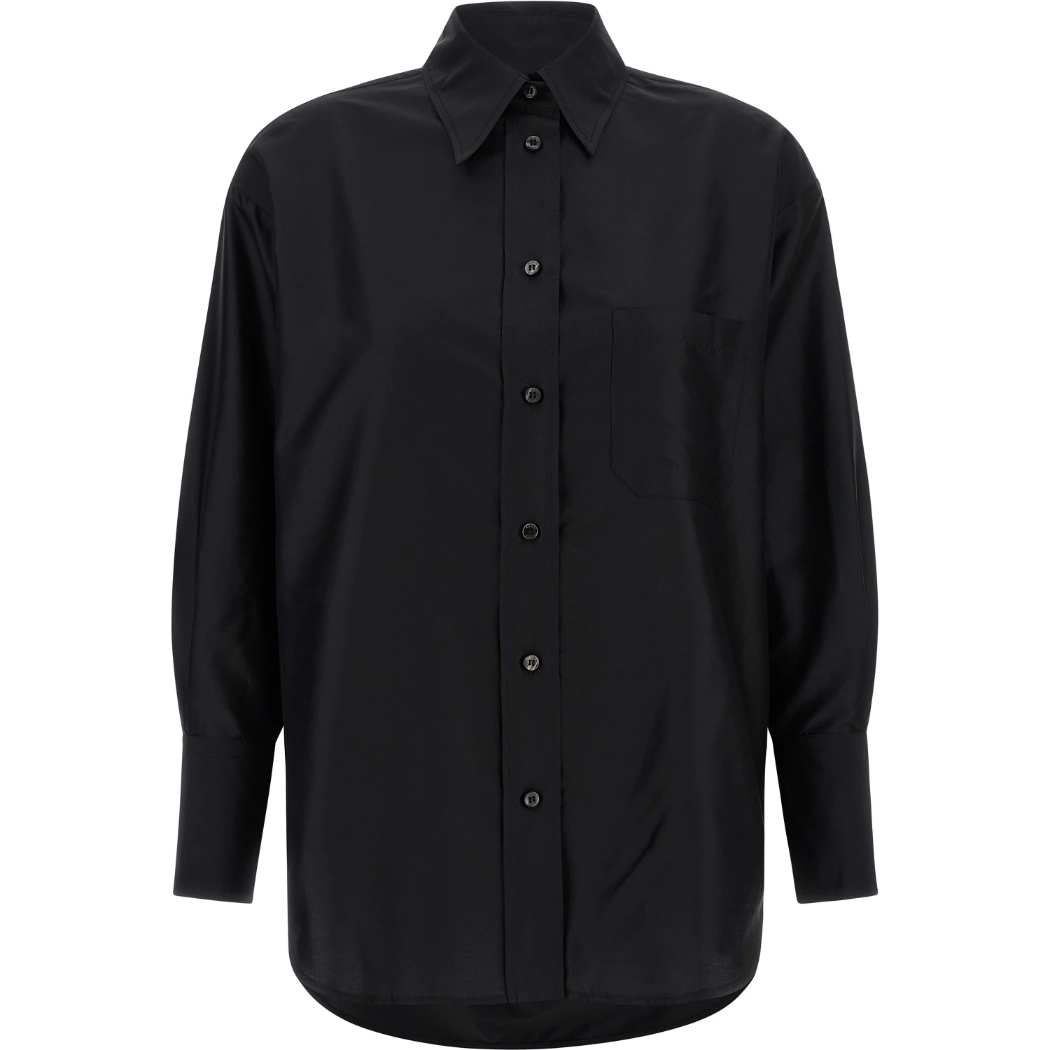 Black Silk Blouse
