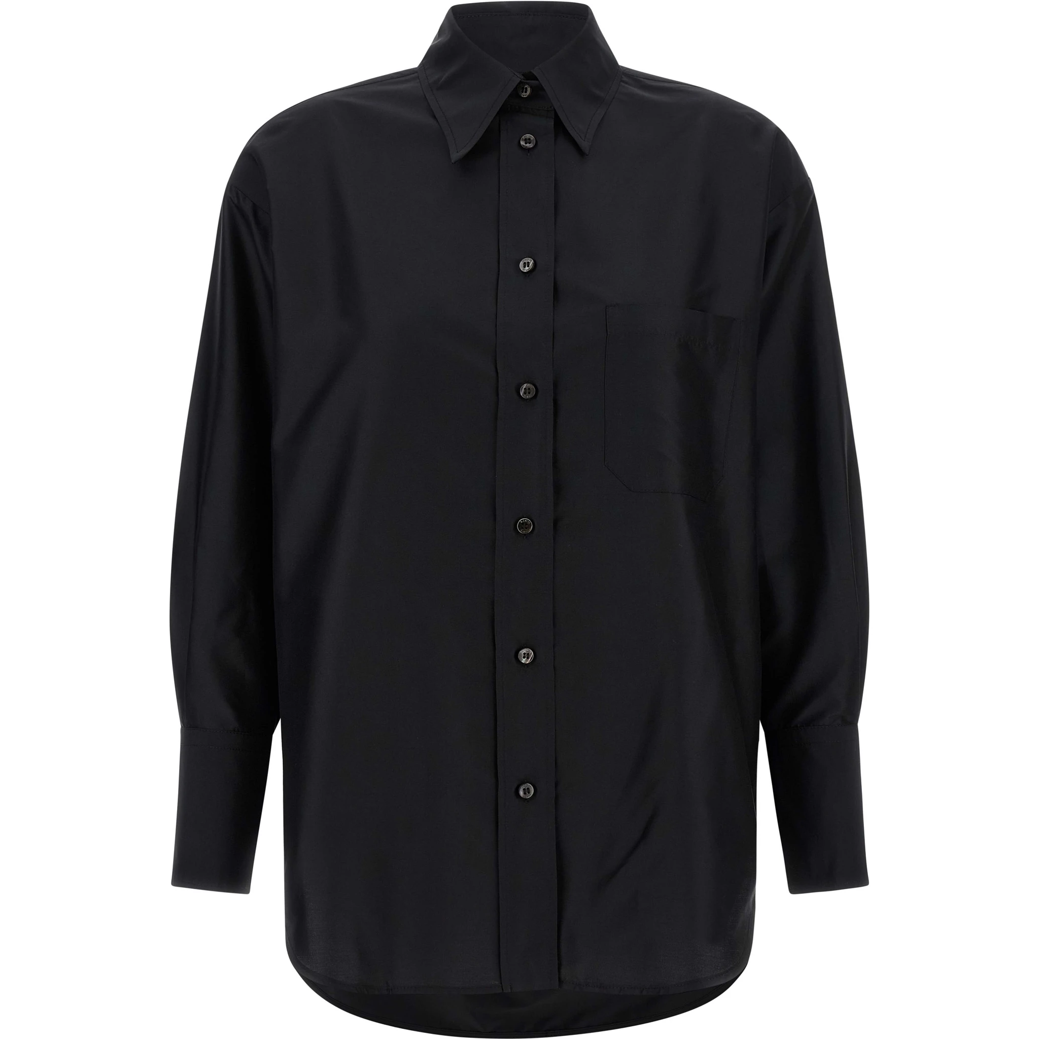 Black Silk Blouse