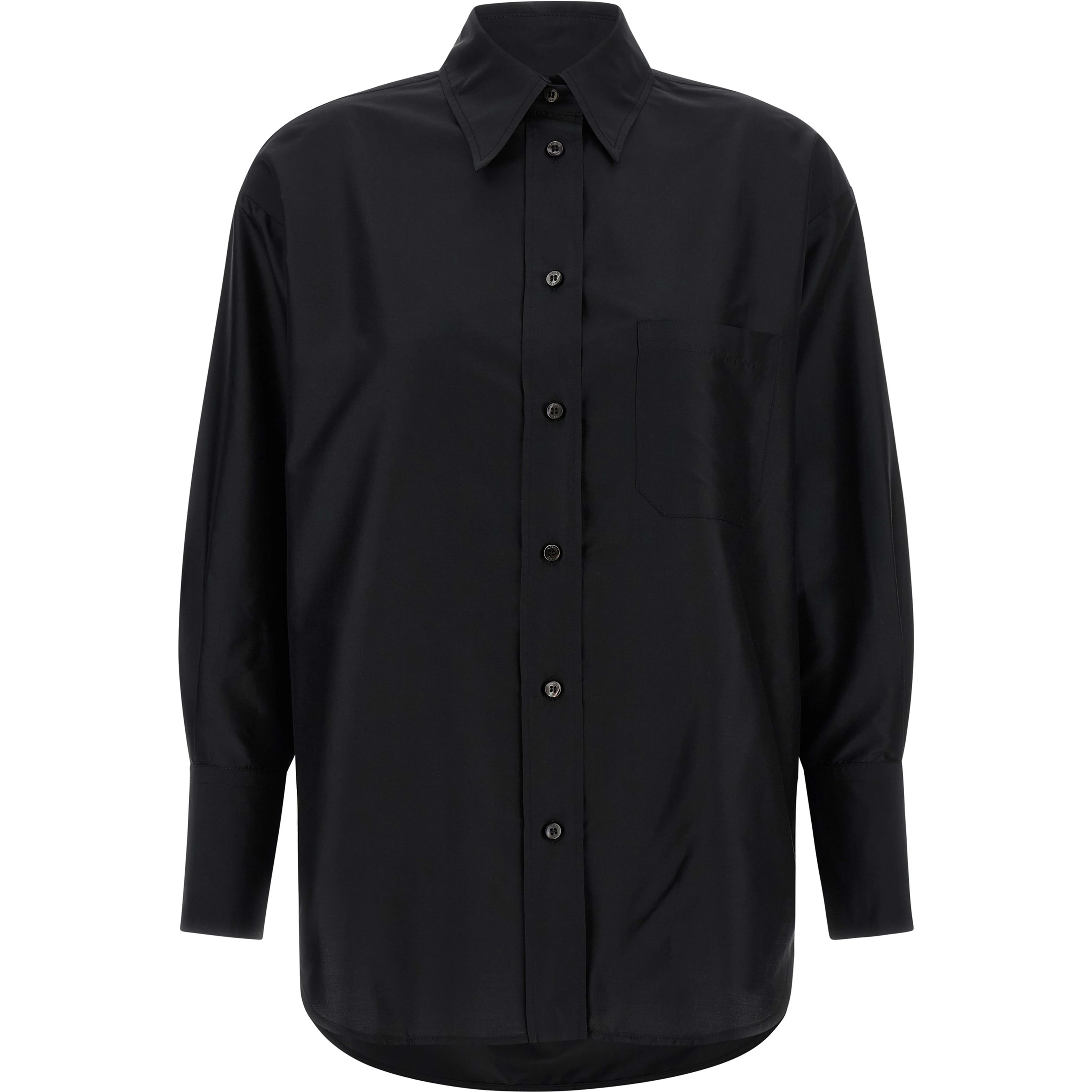 Black Silk Blouse