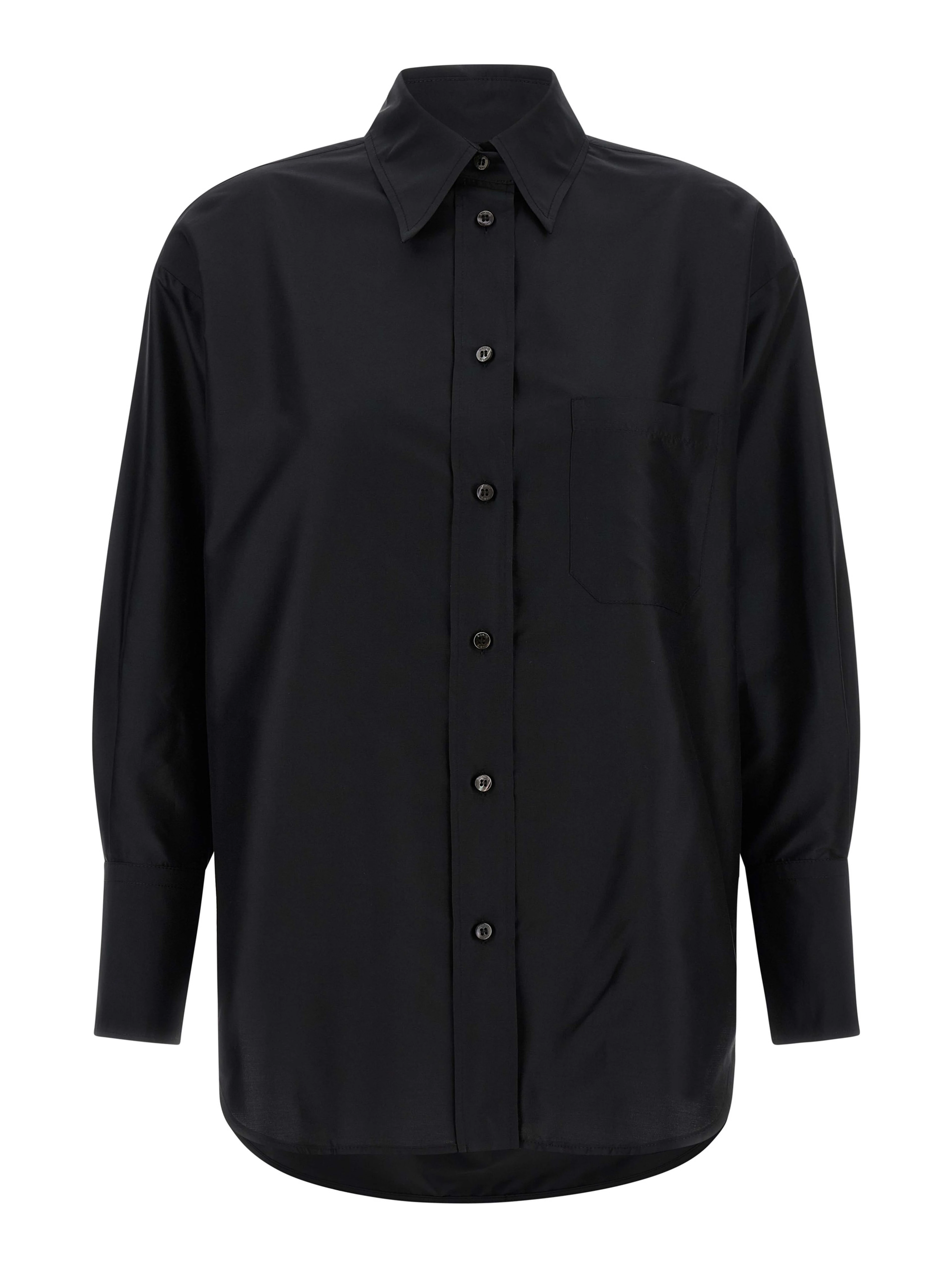 Black Silk Blouse