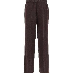Brown Triacetate Casual Pants