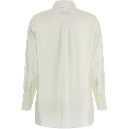 White Silk Blouse