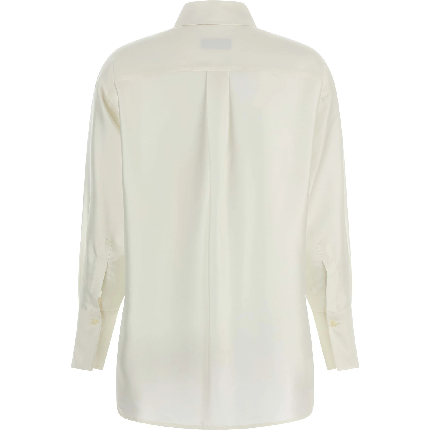 White Silk Blouse