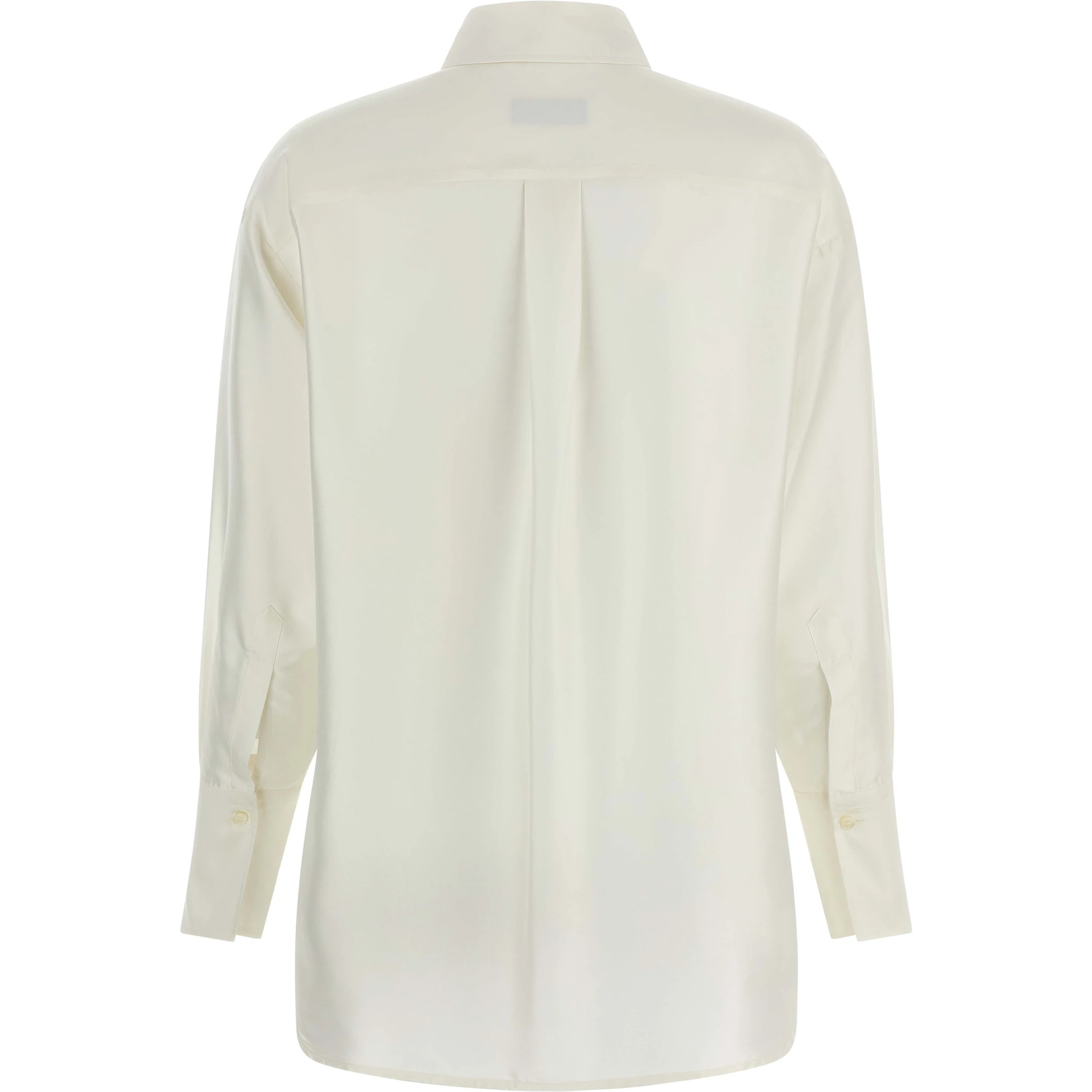 White Silk Blouse