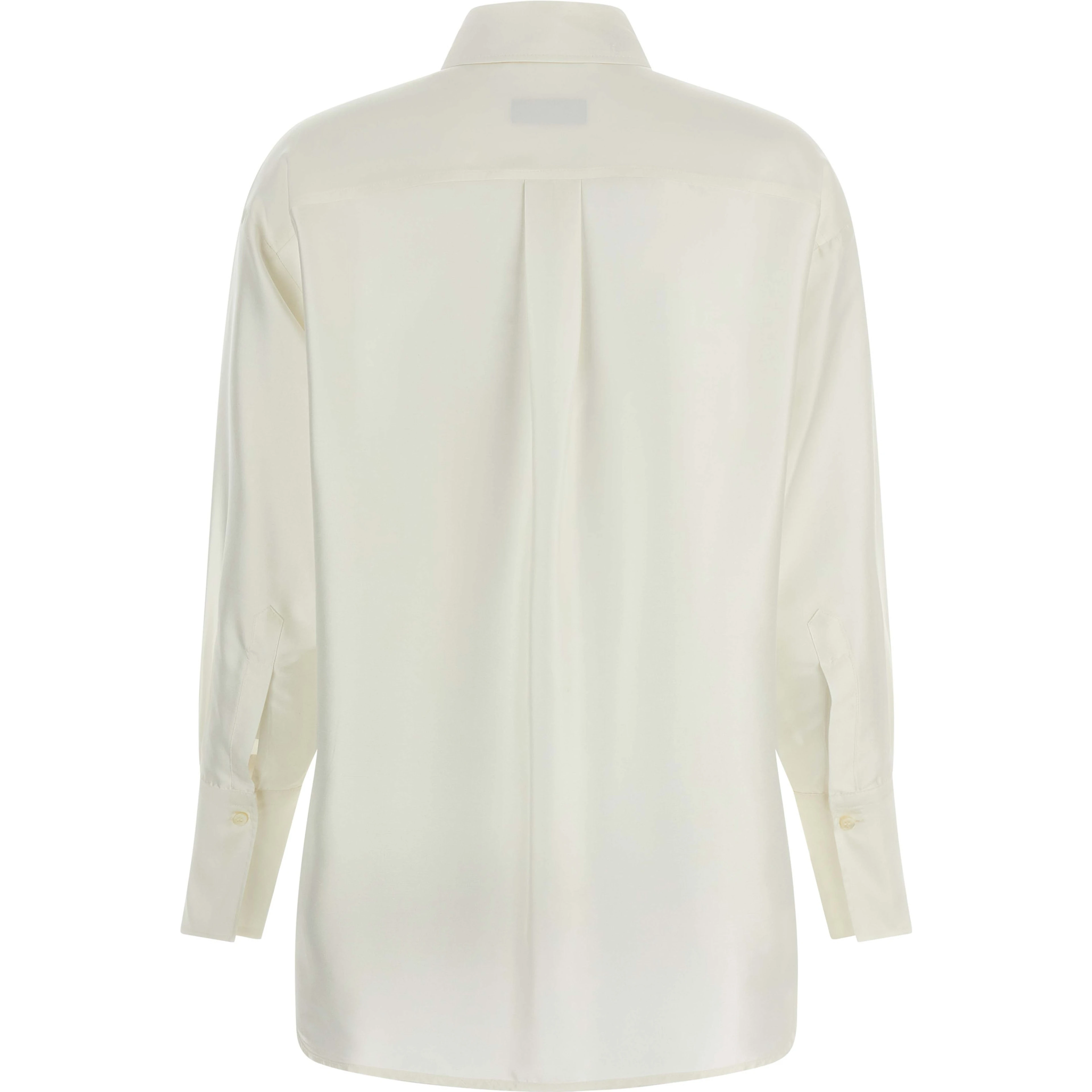 White Silk Blouse