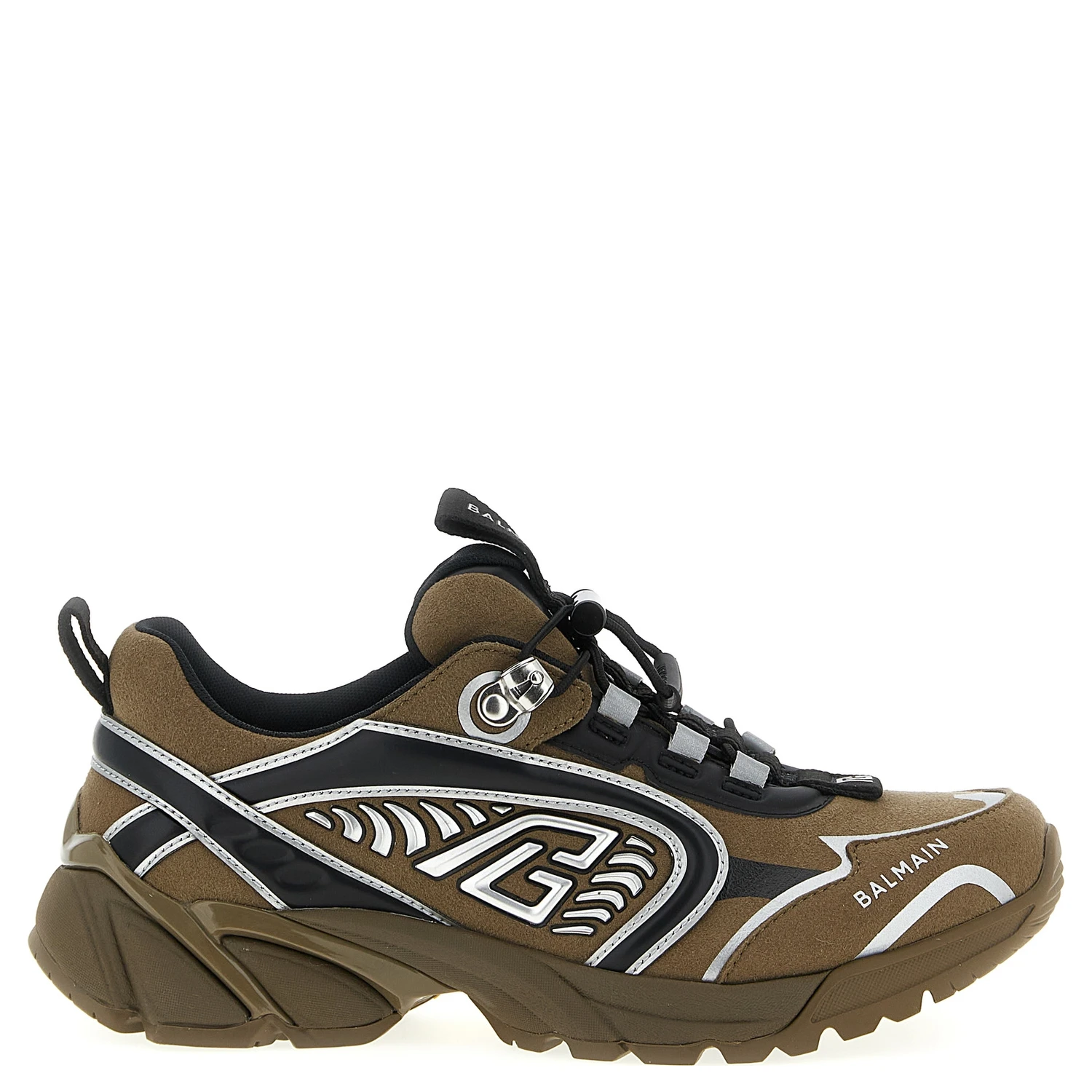 Bicolor Polyethylene Athletic Sneakers
