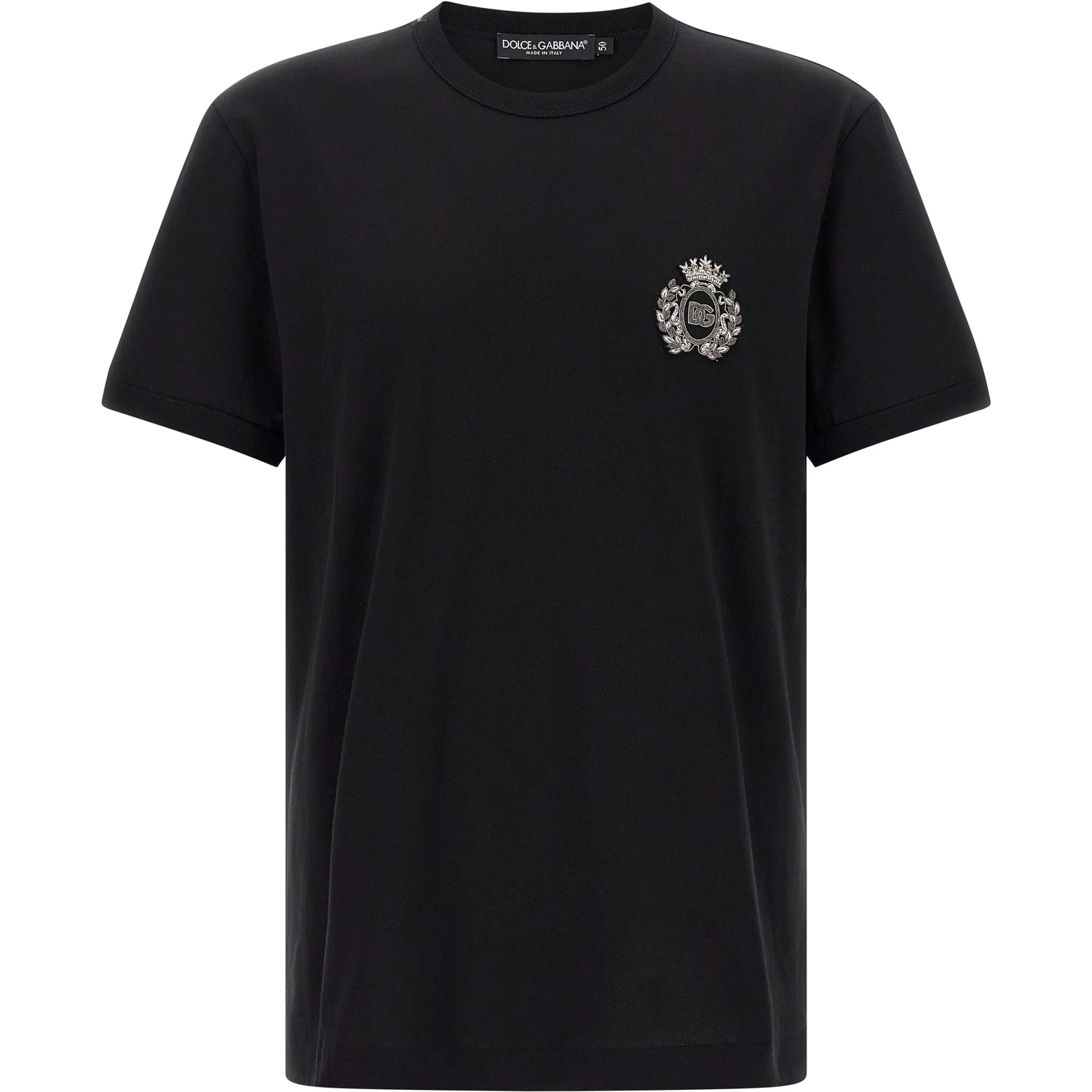 Black Cotton T-Shirt