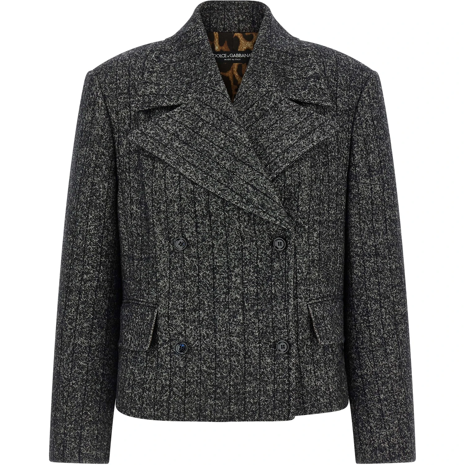 Bicolor Elastane Blazer
