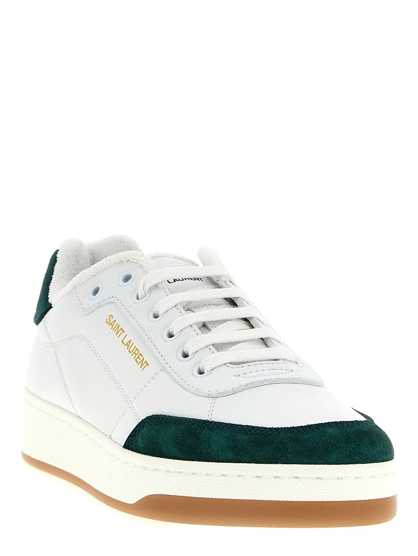 Bicolor Calfskin Low Top Sneakers