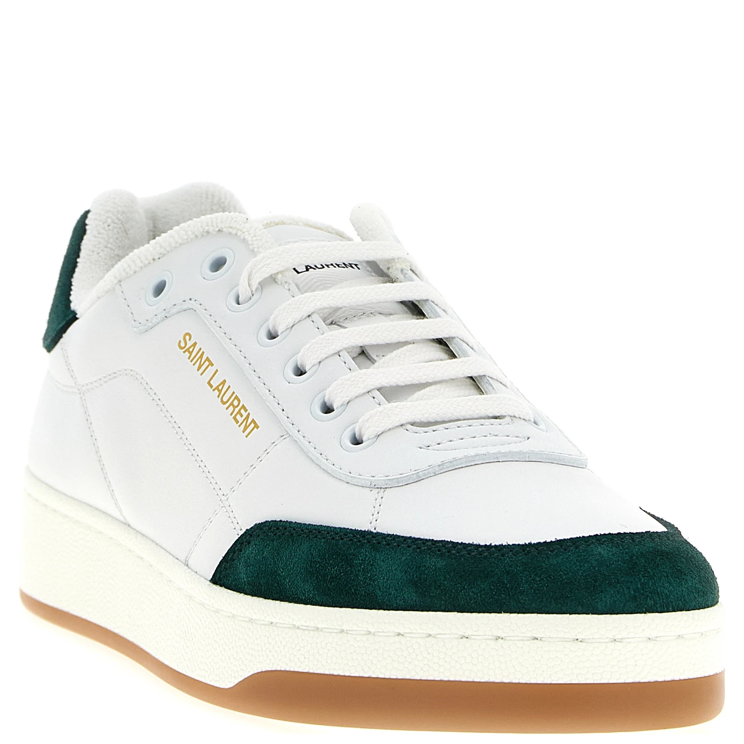 Bicolor Calfskin Low Top Sneakers
