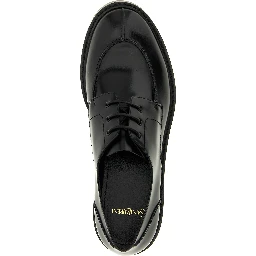 Black Calfskin Oxfords And Derbies