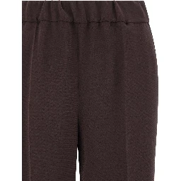 Brown Triacetate Casual Pants