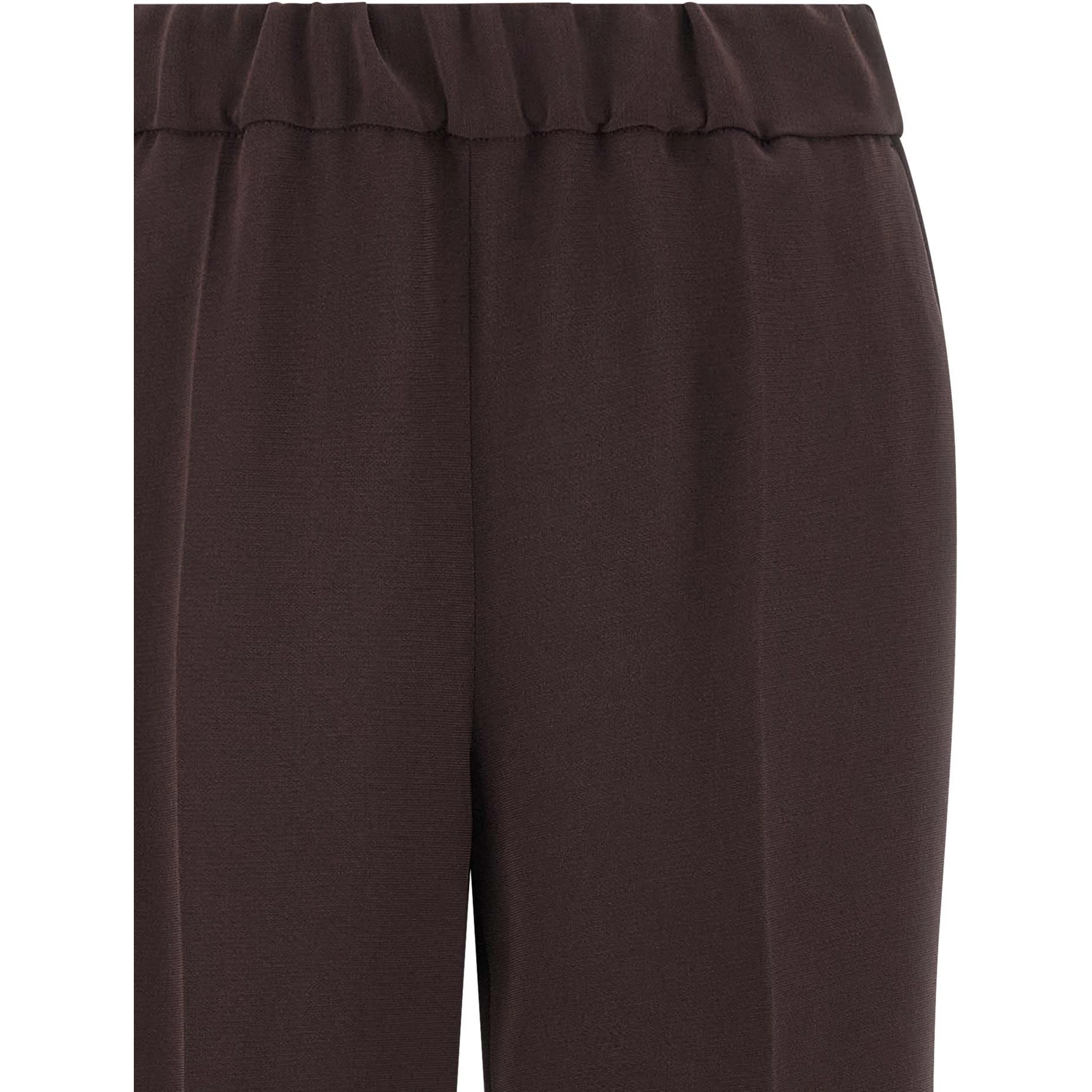 Brown Triacetate Casual Pants