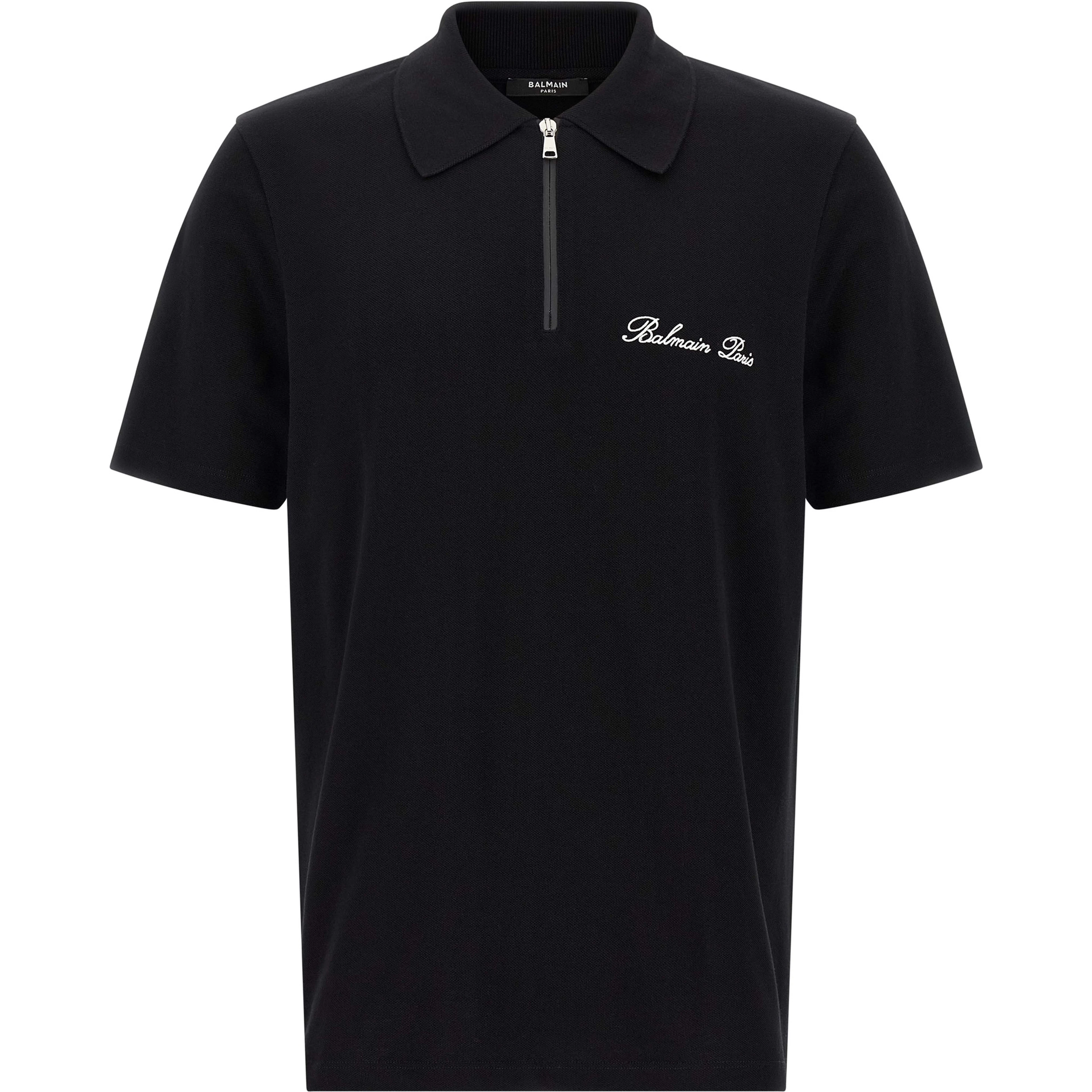 Bicolor Cotton Polo Shirt