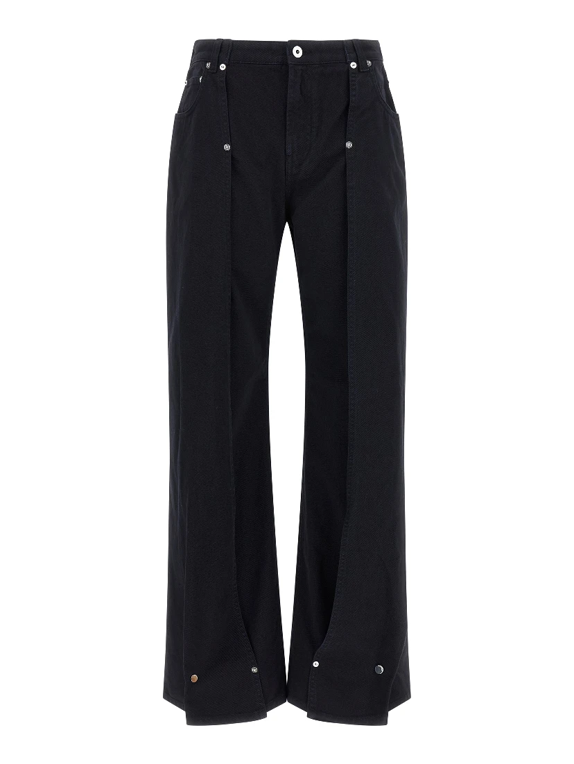 Blue Cotton Jeans Denim