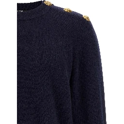 Blue Cashmere Cardigan