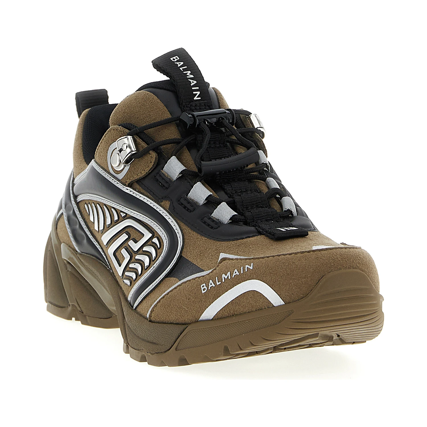 Bicolor Polyethylene Athletic Sneakers