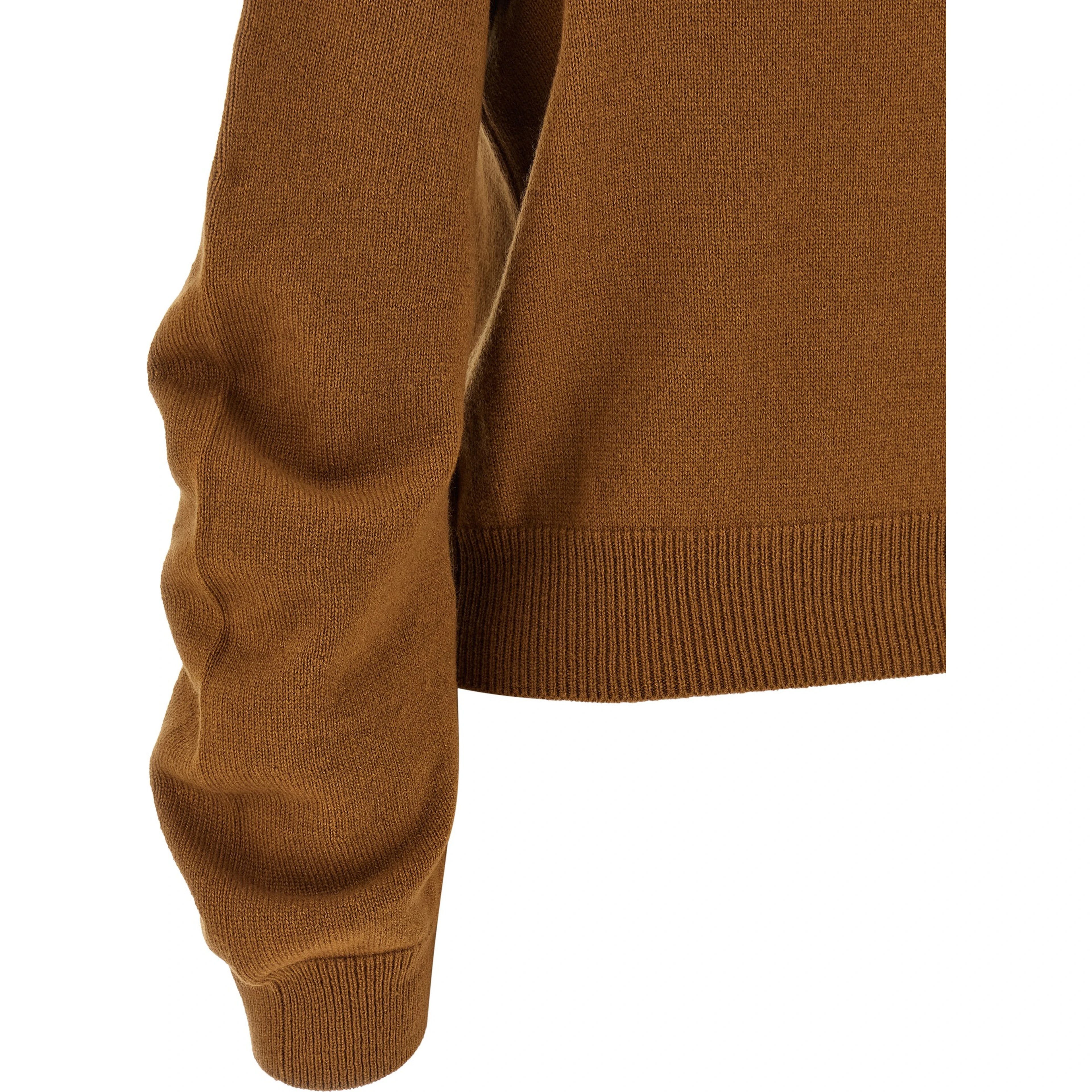 Brown Virgin Wool Cardigan