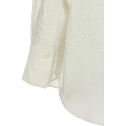 White Silk Blouse