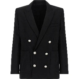 Black Virgin Wool Blazer