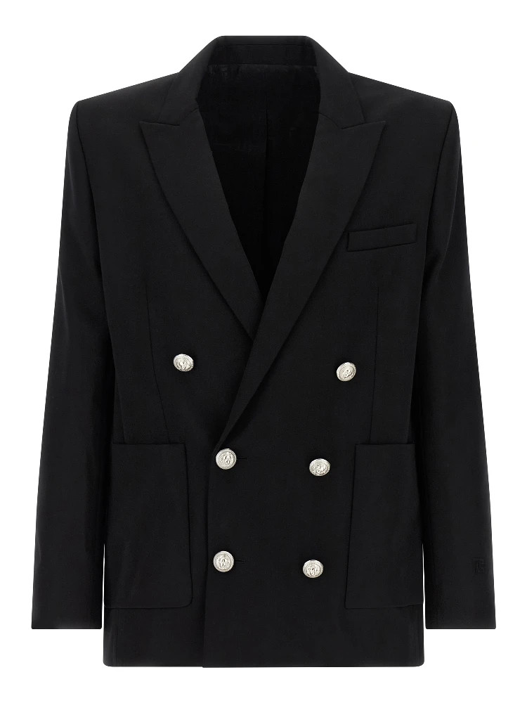 Black Virgin Wool Blazer