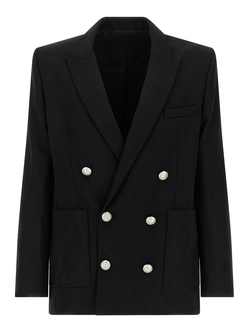 Black Virgin Wool Blazer